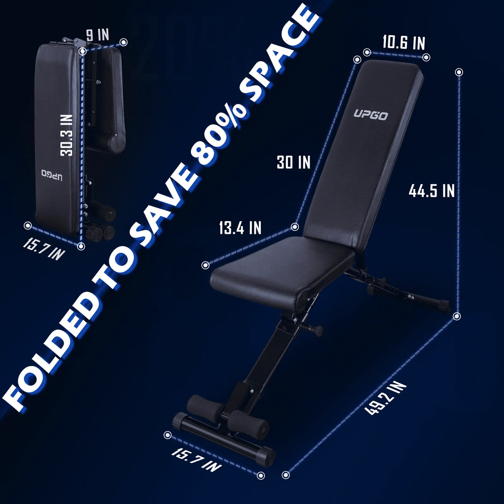 Adjustable Weight Bench with 800 Lbs. Weight Capacity A95536