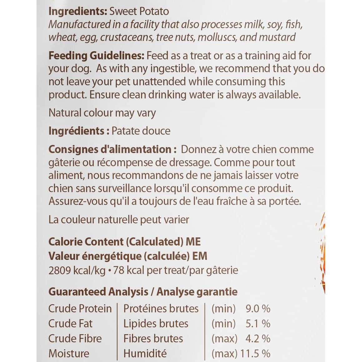 Sweet Potato Dog Treats R452788
