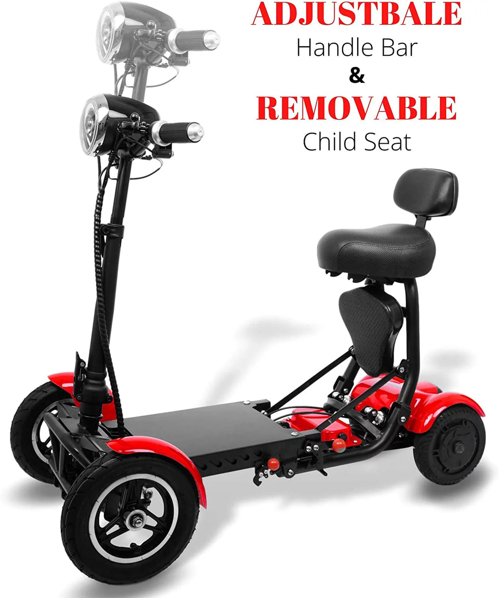 Foldable Lightweight Battery Power Four-Wheel Mobility Scooter L277