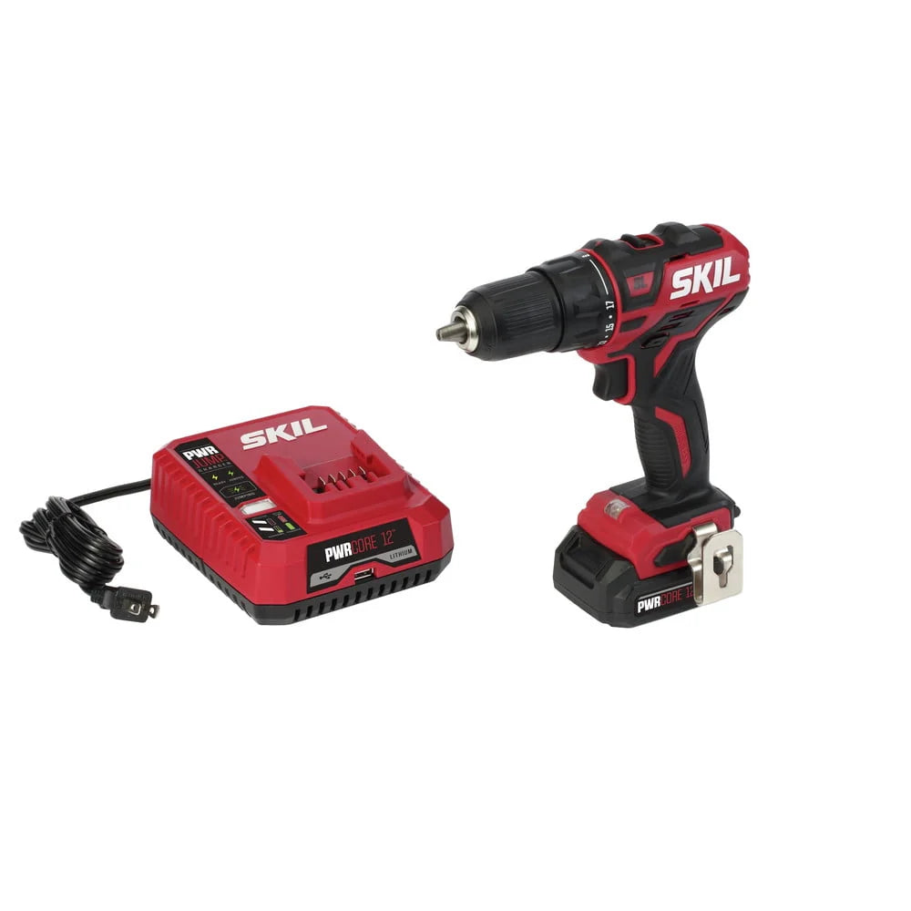 12-Volt 1/2 In. Cordless Brushless Drill Driver Kit with Battery and Charger P3465