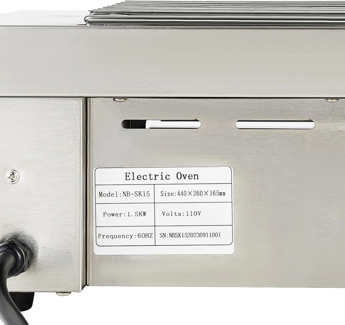 Commercial Electric Barbecue Grill Adjustable Temperature K3272