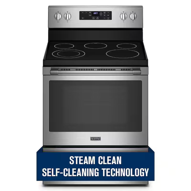 5.3 cu.ft. Single Oven Electric Range in Stainless Steel E419