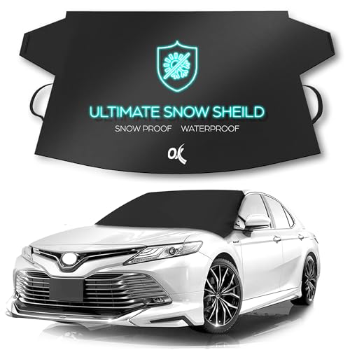 Windshield Cover for Ice and Snow 700D Marine Waterproof Fabric Q7109