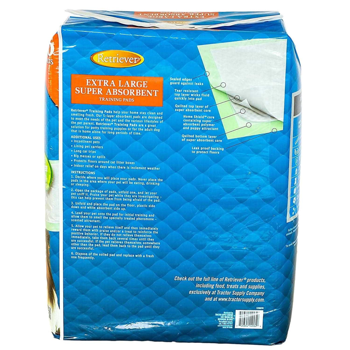 XL Unscented Dog Training Pads C92371