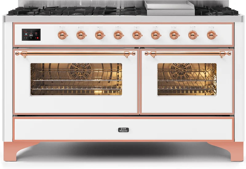 White Dual Fuel Natural Gas Range G418