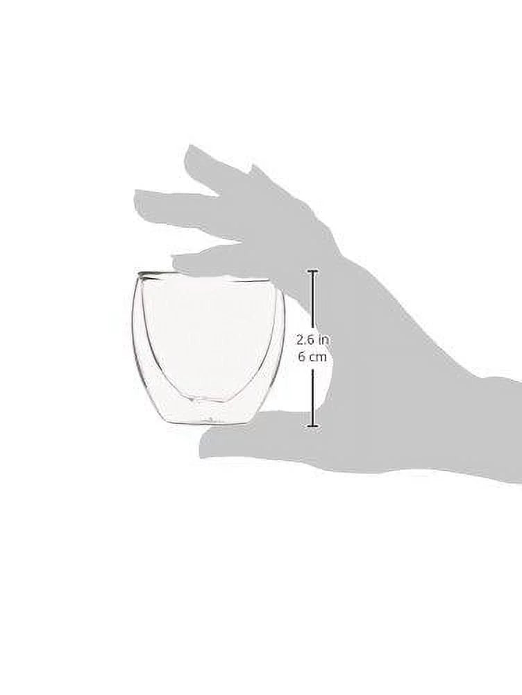 Double-Wall Insulated Glass Set of 2, 2.5 oz T297