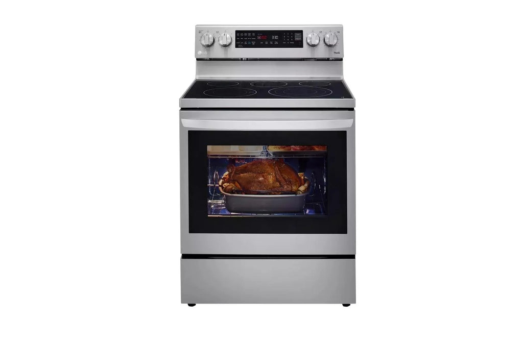 6.3 cu ft. Smart Wi-Fi Enabled True Convection Electric Range with Air Fry D109