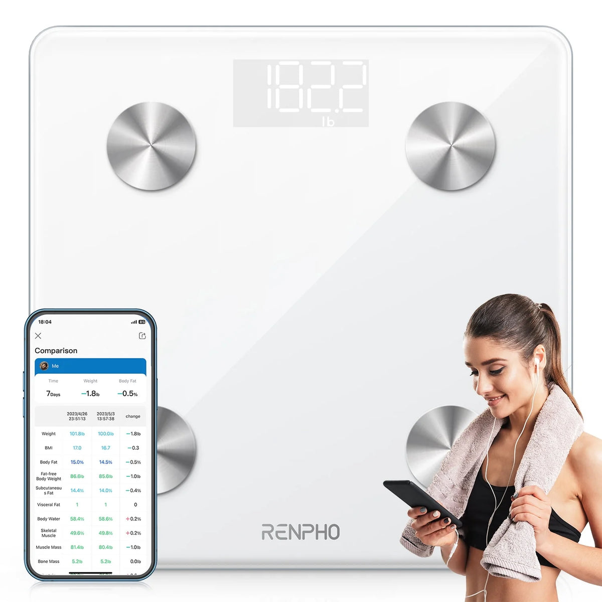 Digital Body Weight Scale H9300