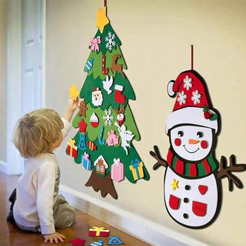 Felt Christmas Tree with Lights A251