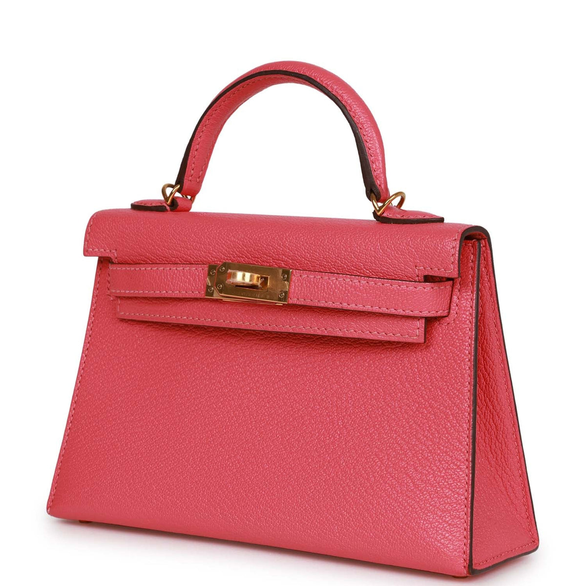 Pre-owned Rose Lipstick Chèvre Bag Y386631