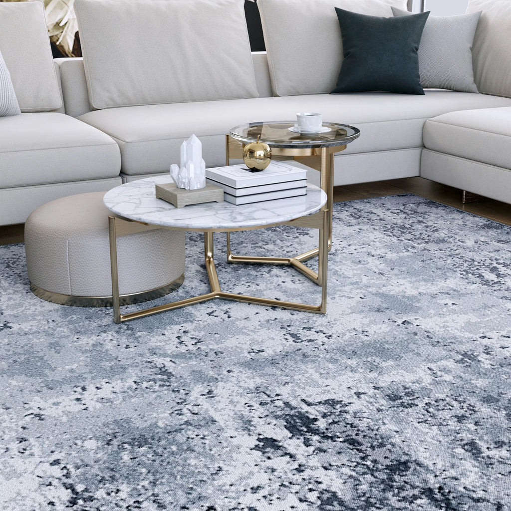 8x10 Modern Gray Large Area Rug K2154