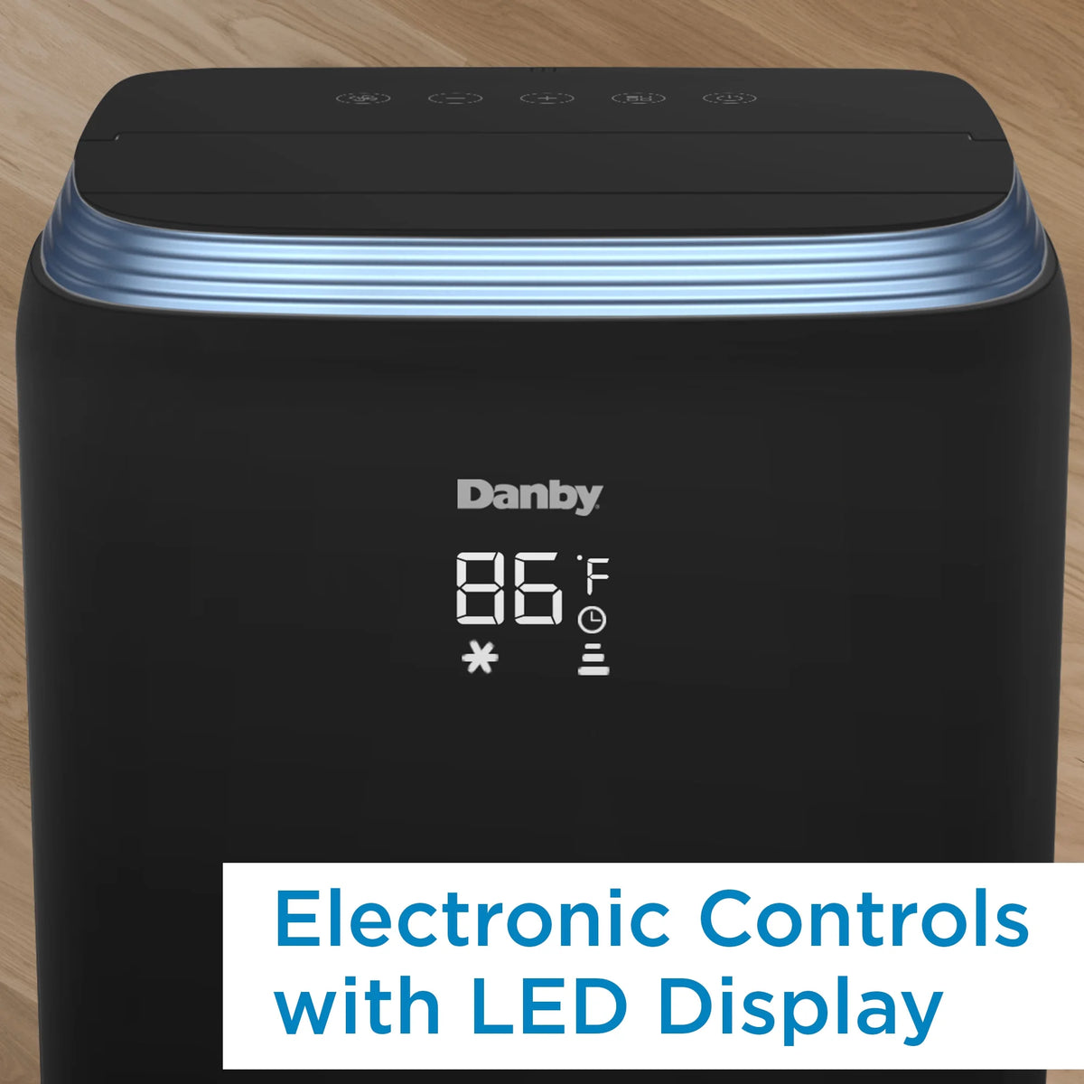 Black 12,500 BTU Portable AC E69743