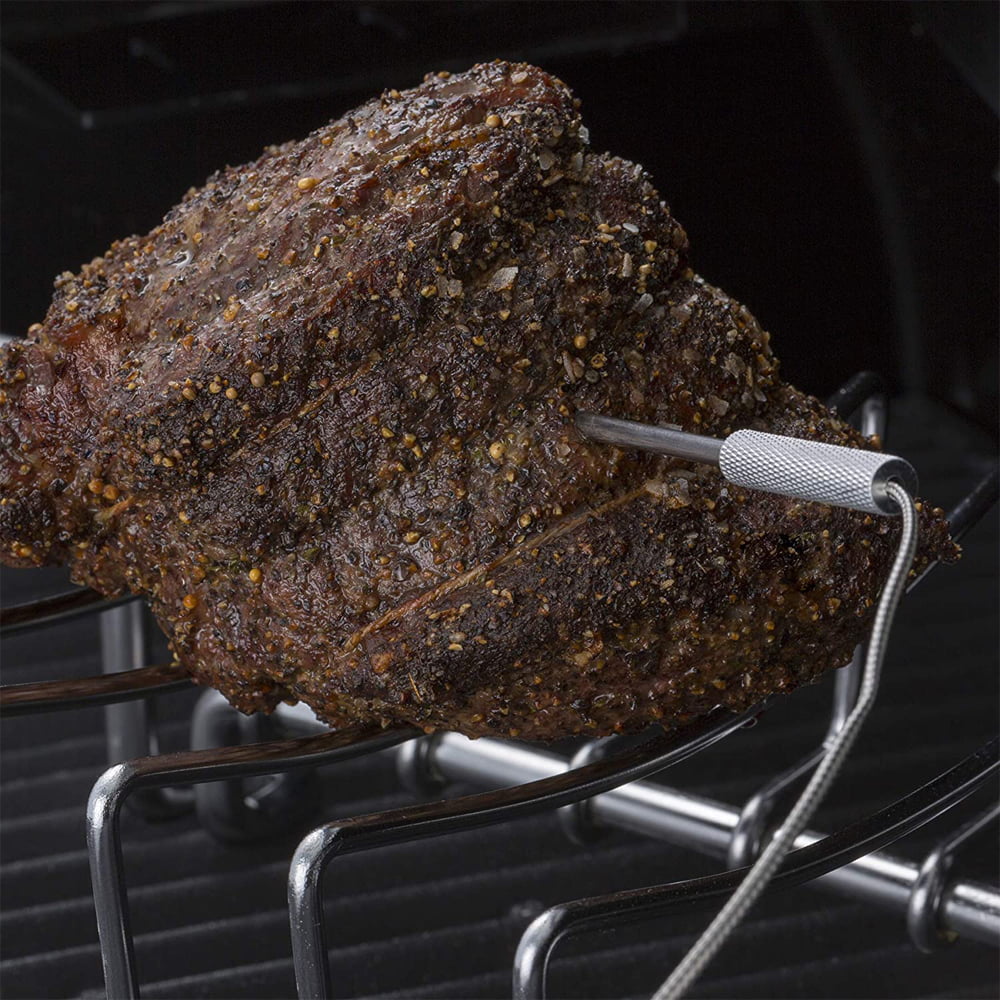 Black Pellet Grill with Grill Cover F629410