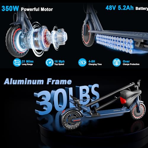 Folding Electric Scooter with Seat and 350W Motor X84662