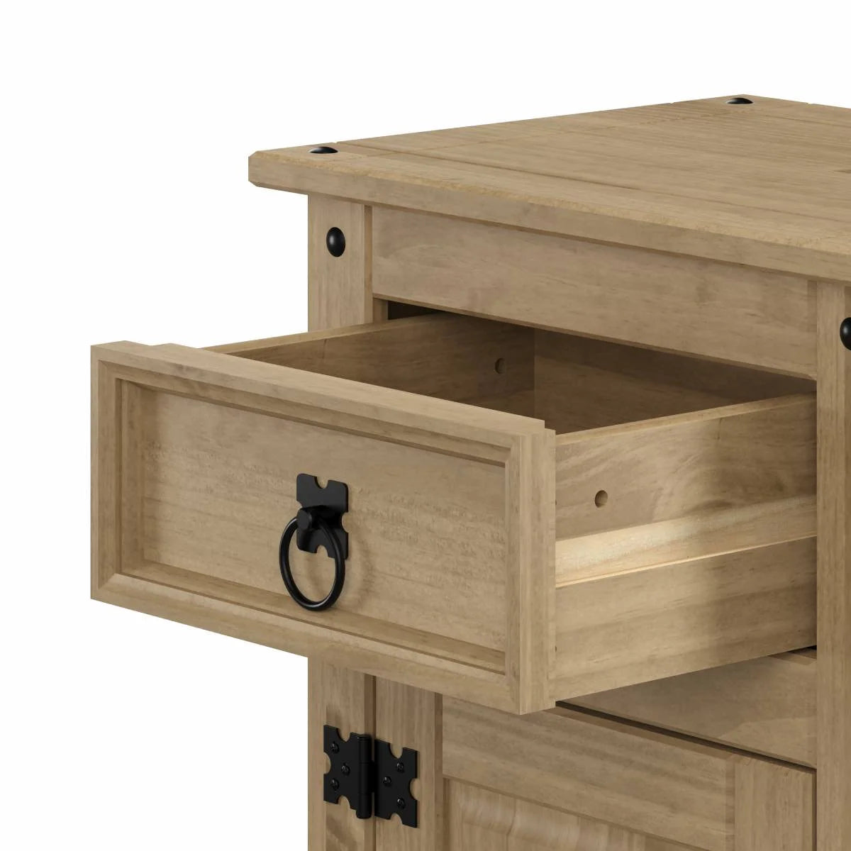 Wood 1 Door 1 Drawer Nightstand C4223