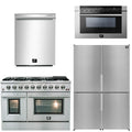 48 Gas Range, Dishwasher, Refrigerator, Microwave Drawer L3820