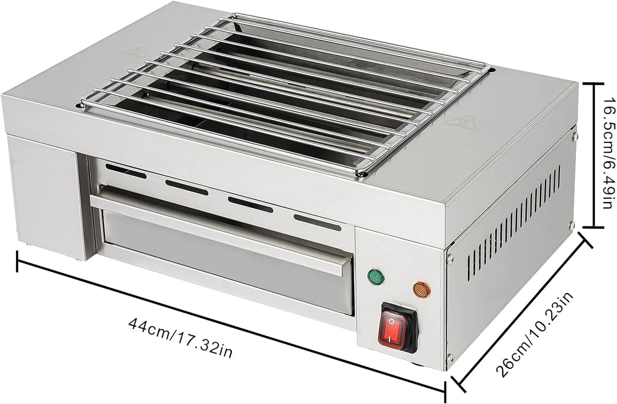 Commercial Electric Barbecue Grill Adjustable Temperature K3272