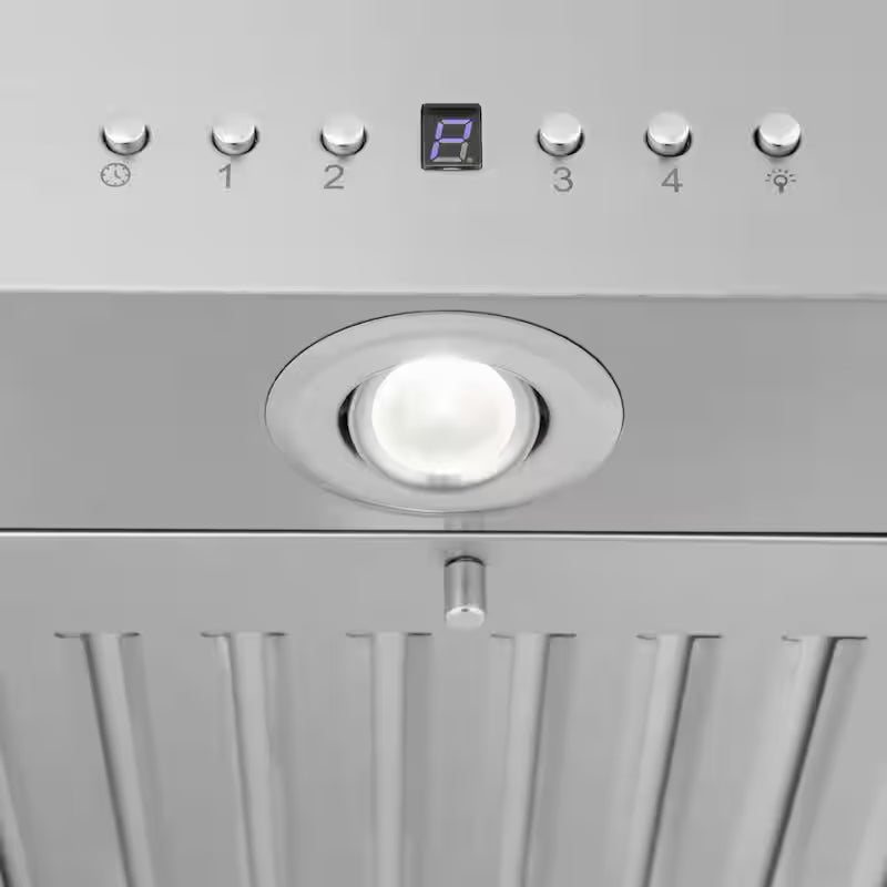 42 in. 400 CFM Ducted Island Mount Range Hood in Stainless Steel K263509