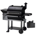 Wood Pellet Grill and Smoker 8-in-1 BBQ Black E963