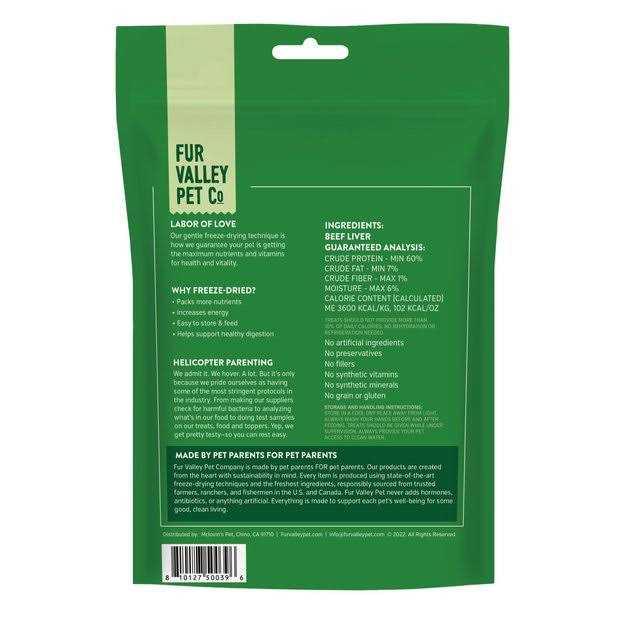 Beef Liver Freeze-Dried Dog & Cat Food Topper O17043