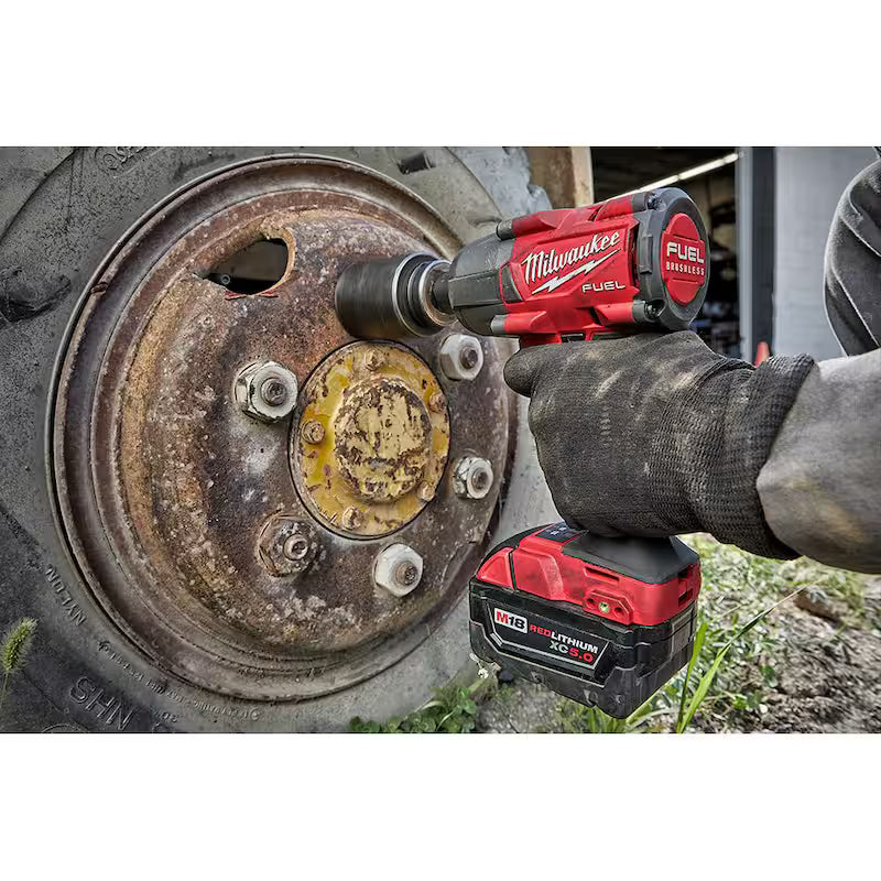 18V Brushless Cordless 3/8 in. Impact Wrench with 5.0 Ah Battery W83223