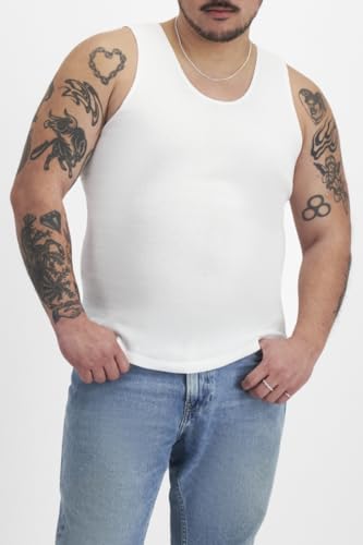 Cotton Rib Tank Undershirt 2-Pack R800