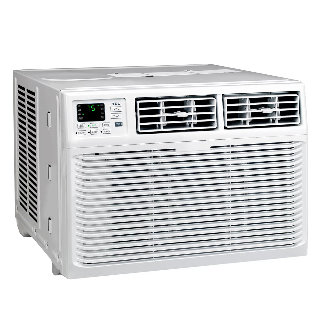 8000 BTU Smart Window Air Conditioner with Remote, White F7554