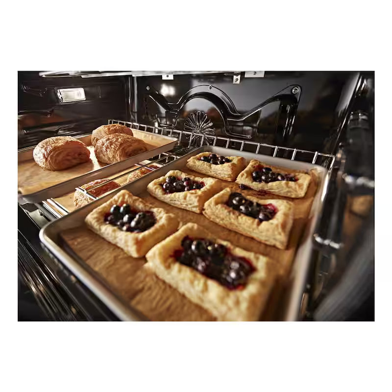5.1 cu. ft. Smart Dual Fuel Range with True Convection in Stainless Steel N799