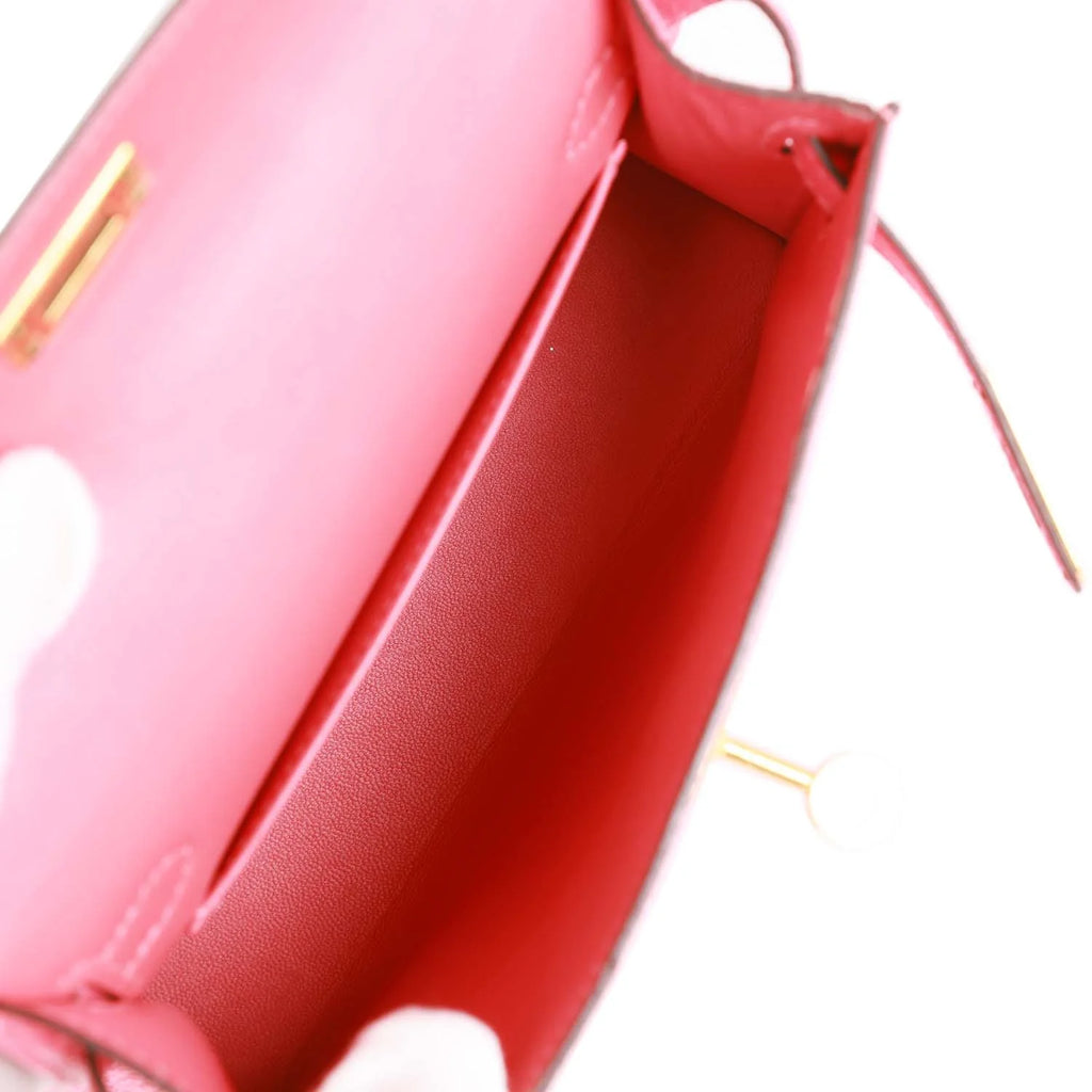 Pre-owned Rose Lipstick Chèvre Bag Y386631