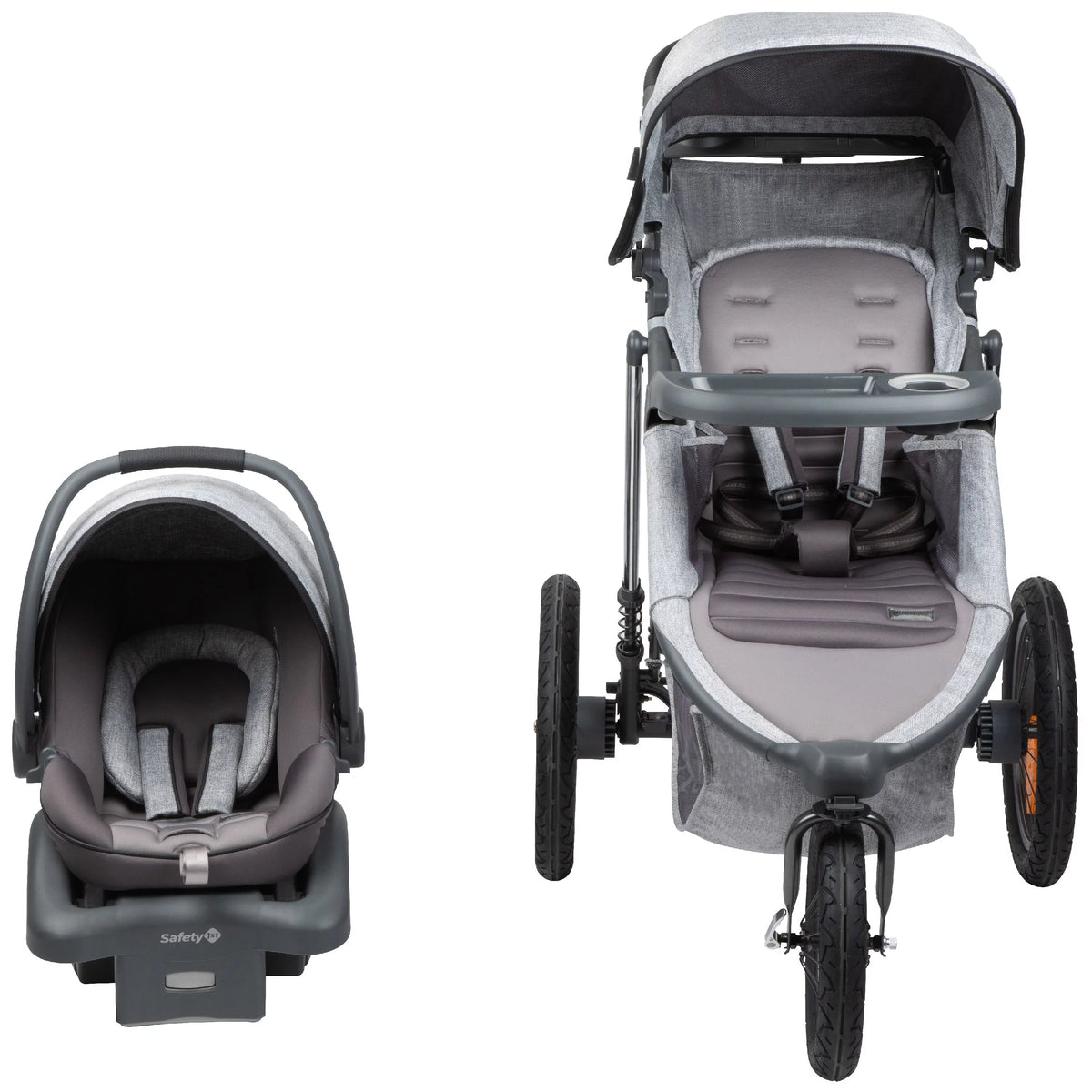 All in One Travel System Stroller with Rear-Facing Infant Car Seat N5494