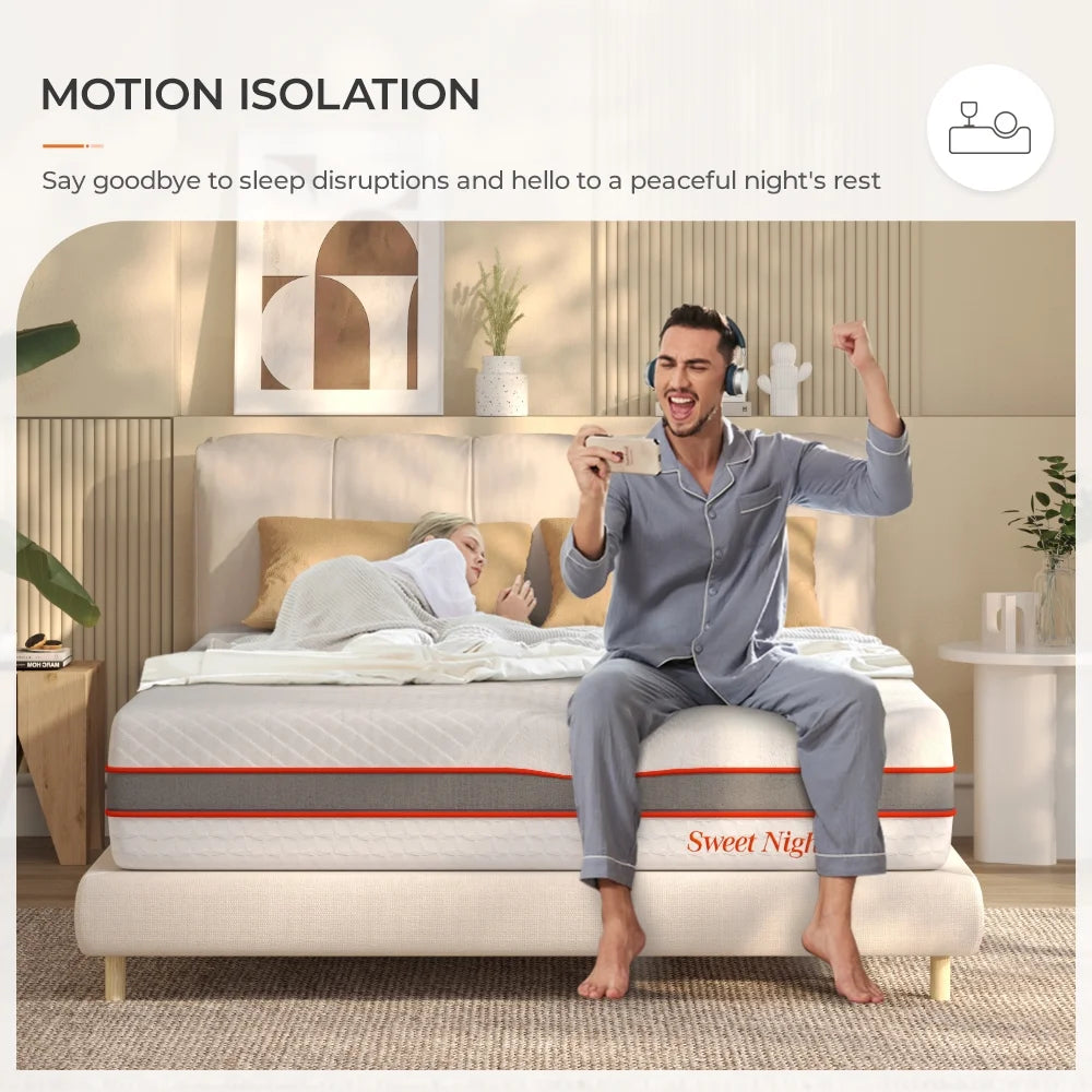 Queen Size Gel Memory Foam Mattress F5156