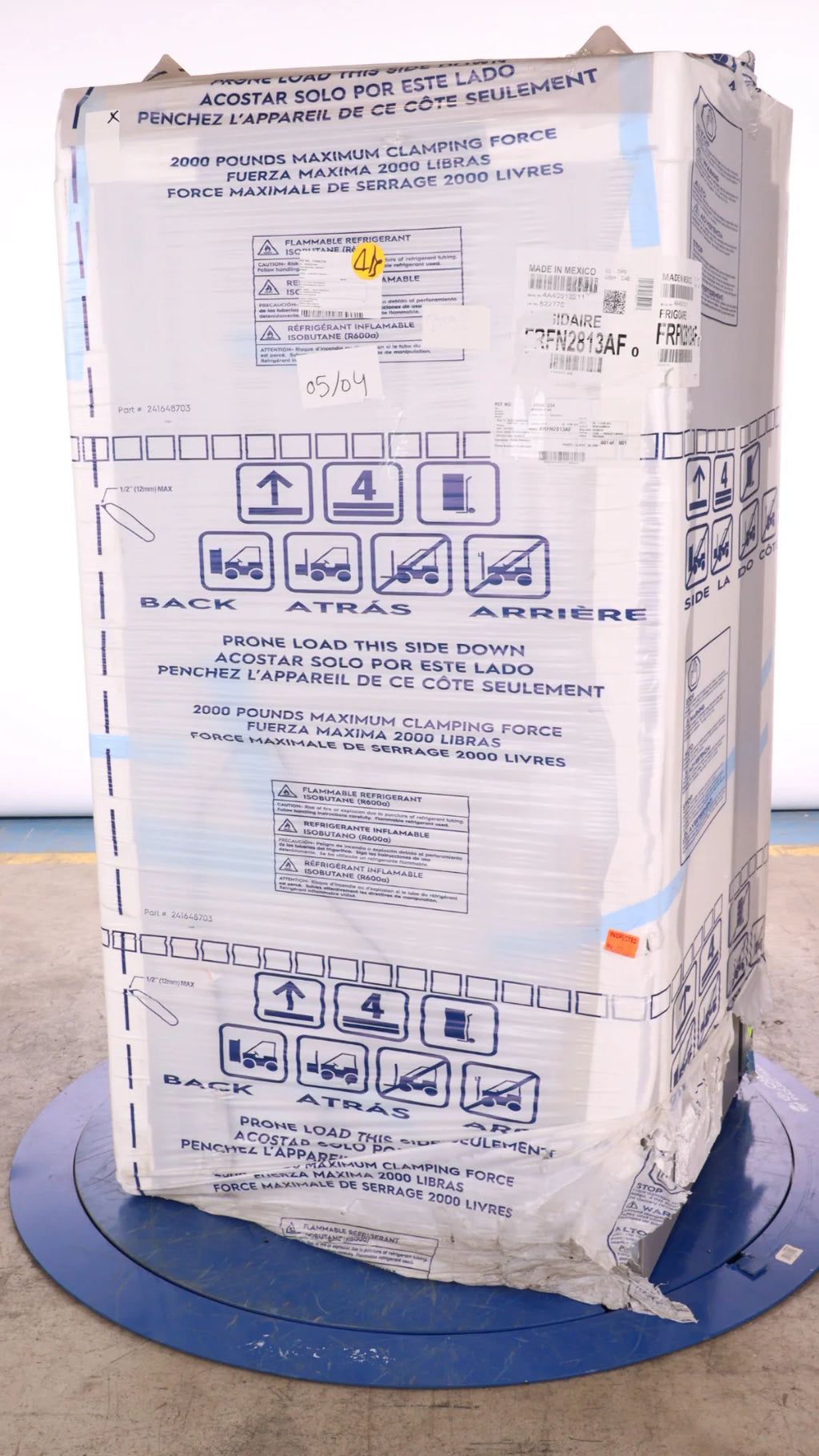 36 In 28.8 Cu. Ft. Stainless Steel French Door Refrigerator L4795