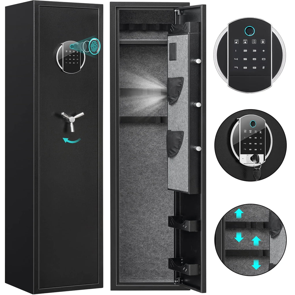 3-5 Long Gun Safe with Backlit Keypad N912