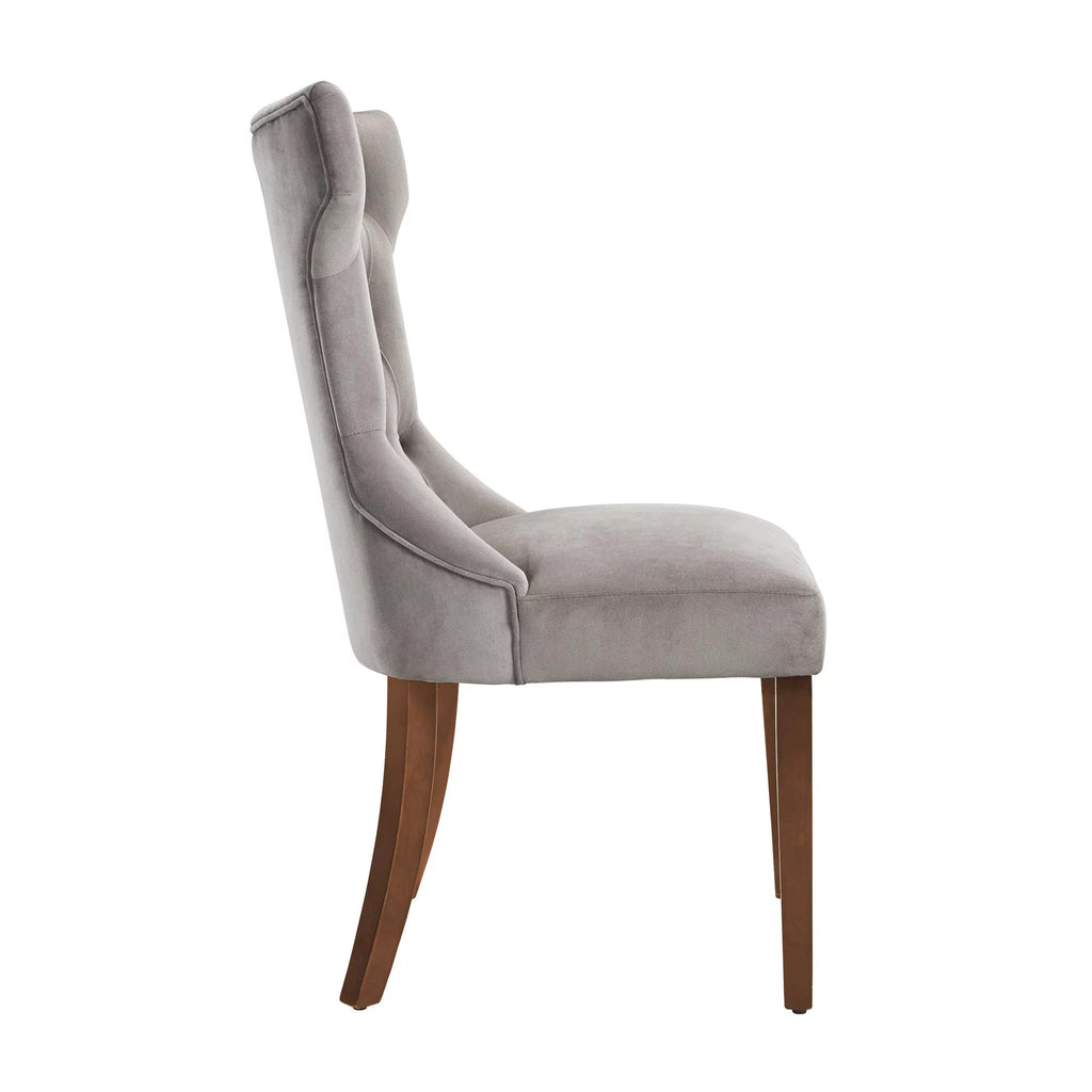 Tufted Dining Chair Set Of 2 Taupe J225138