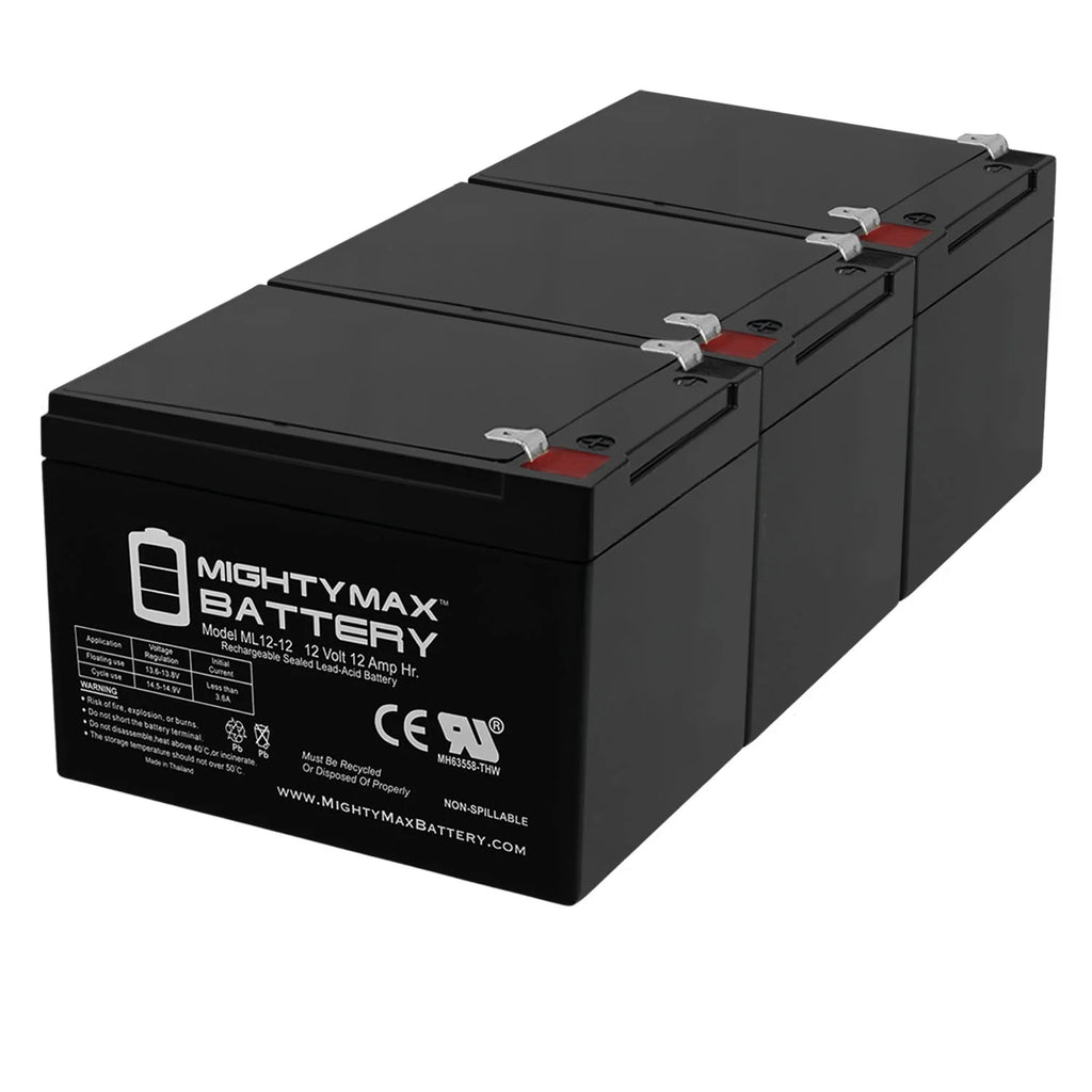 12V 12AH Deep-Cycle Rechargeable Battery A67386