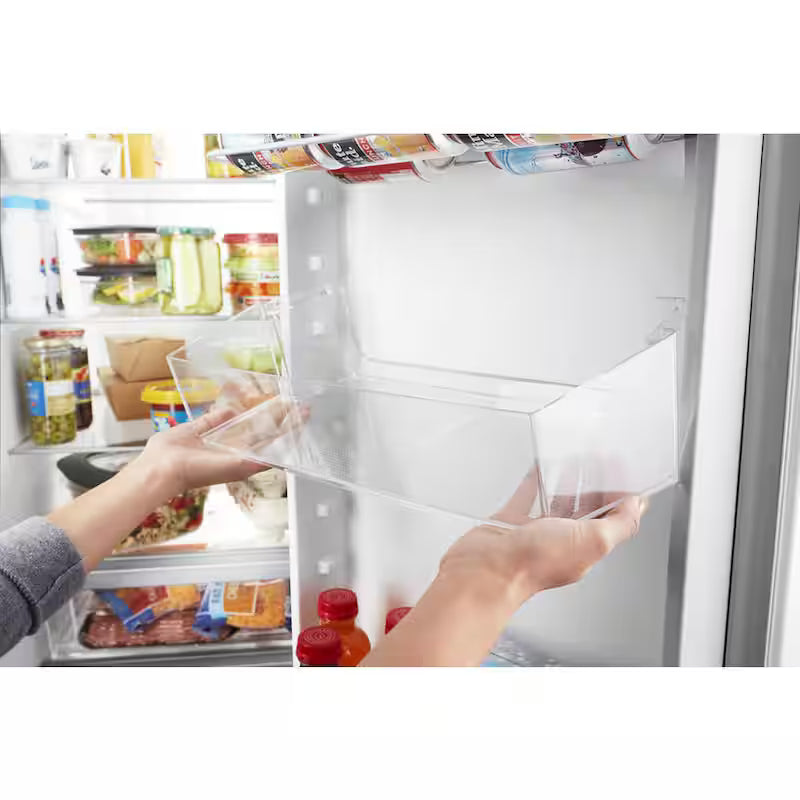White 21.4 cu. ft. Side by Side Refrigerator L382