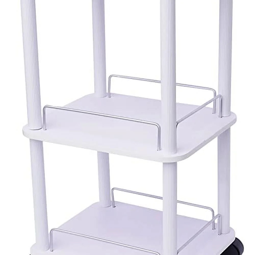 3-Tier Salon Trolley Cart with Rolling Wheels B781