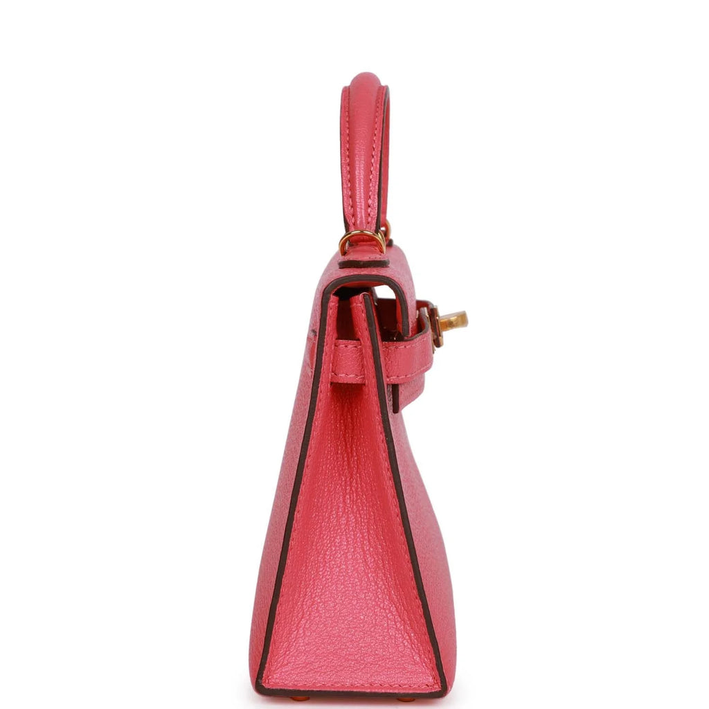 Pre-owned Rose Lipstick Chèvre Bag Y386631