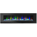 Black Wall-Mount Electric Fireplace I158