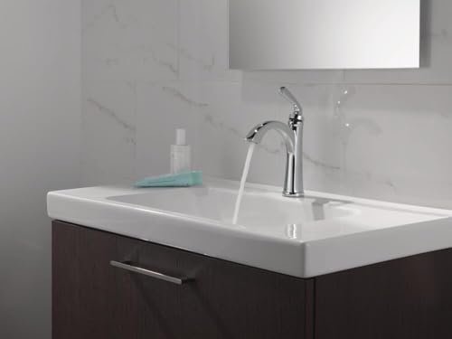 Matte Black 1 Hole Bathroom Sink Faucet with Push-Pop Drain R331322
