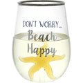 19 oz. Stemless Wine Glass with 3-D Figurine B638435
